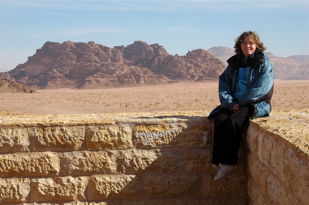 ja na jordańskej pustyni